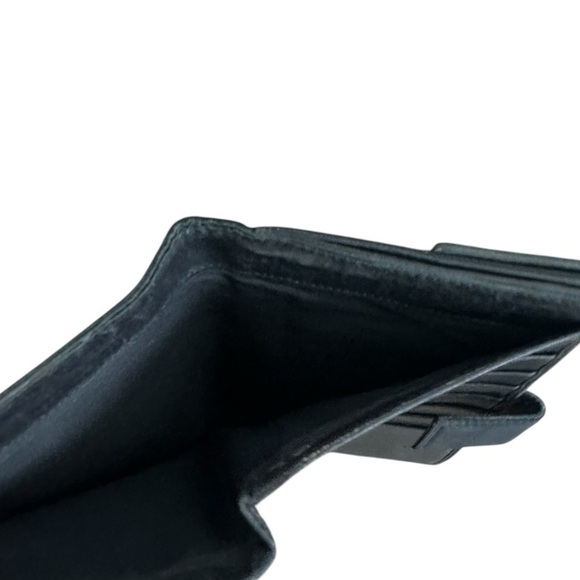 Authentic Vintage PRADA Leather & Nylon Compact Wallet with COA - Black - Picture 9 of 11